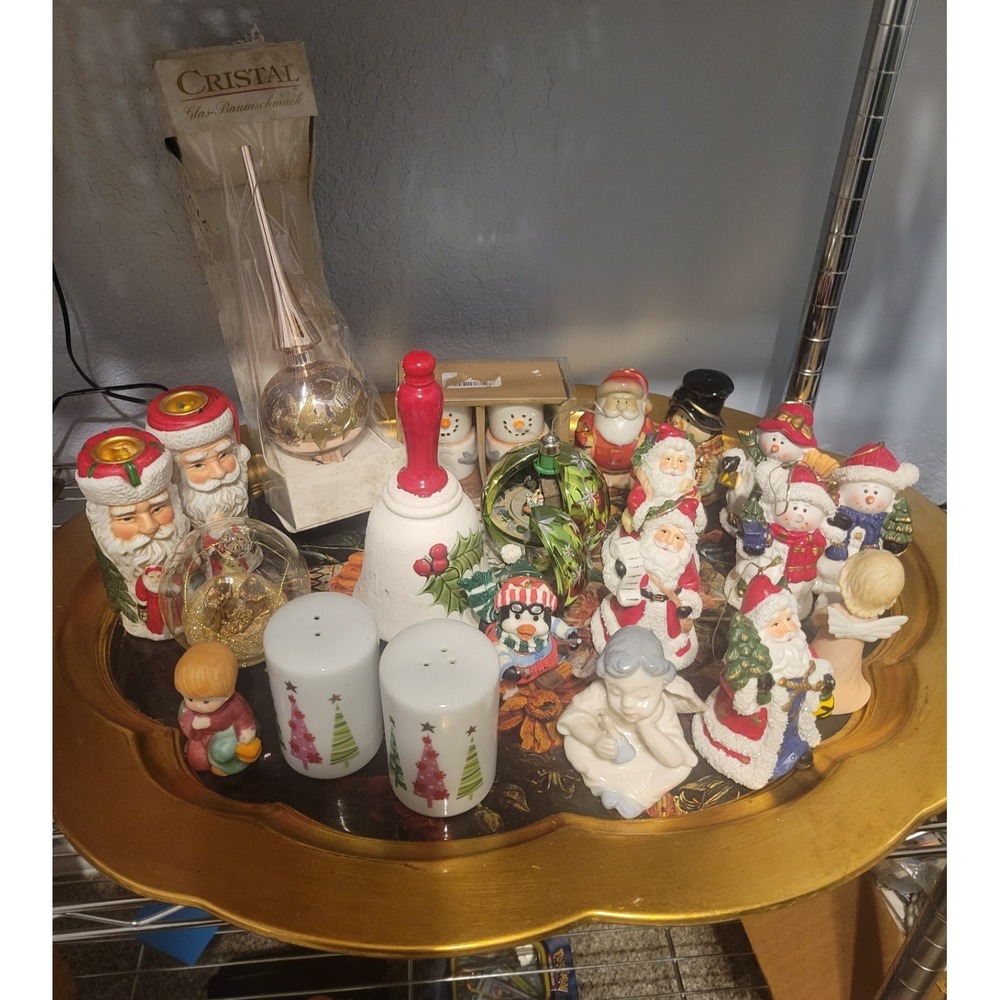 Christmas Ornament Lot Vintage And Modern Home Decor Reseller Lot
